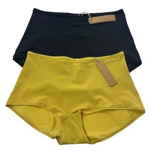 SKIMS Jelly Sheer Boy Short Lot of 2 Onyx Topaz  XXS